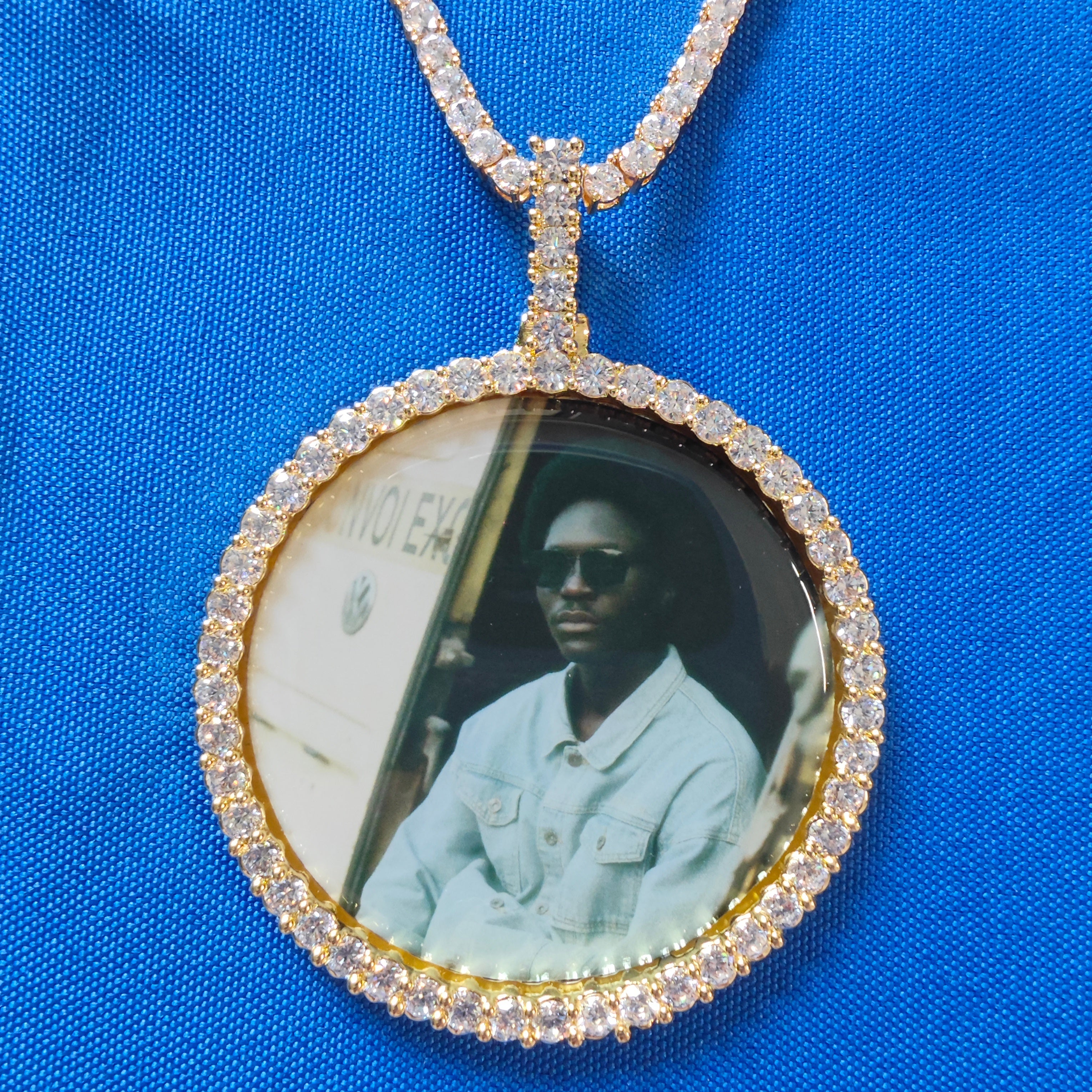 Custom Round Photo Pendant