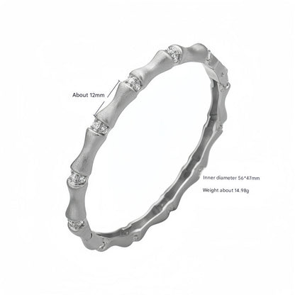 Sterling Silver Bamboo Bracelet