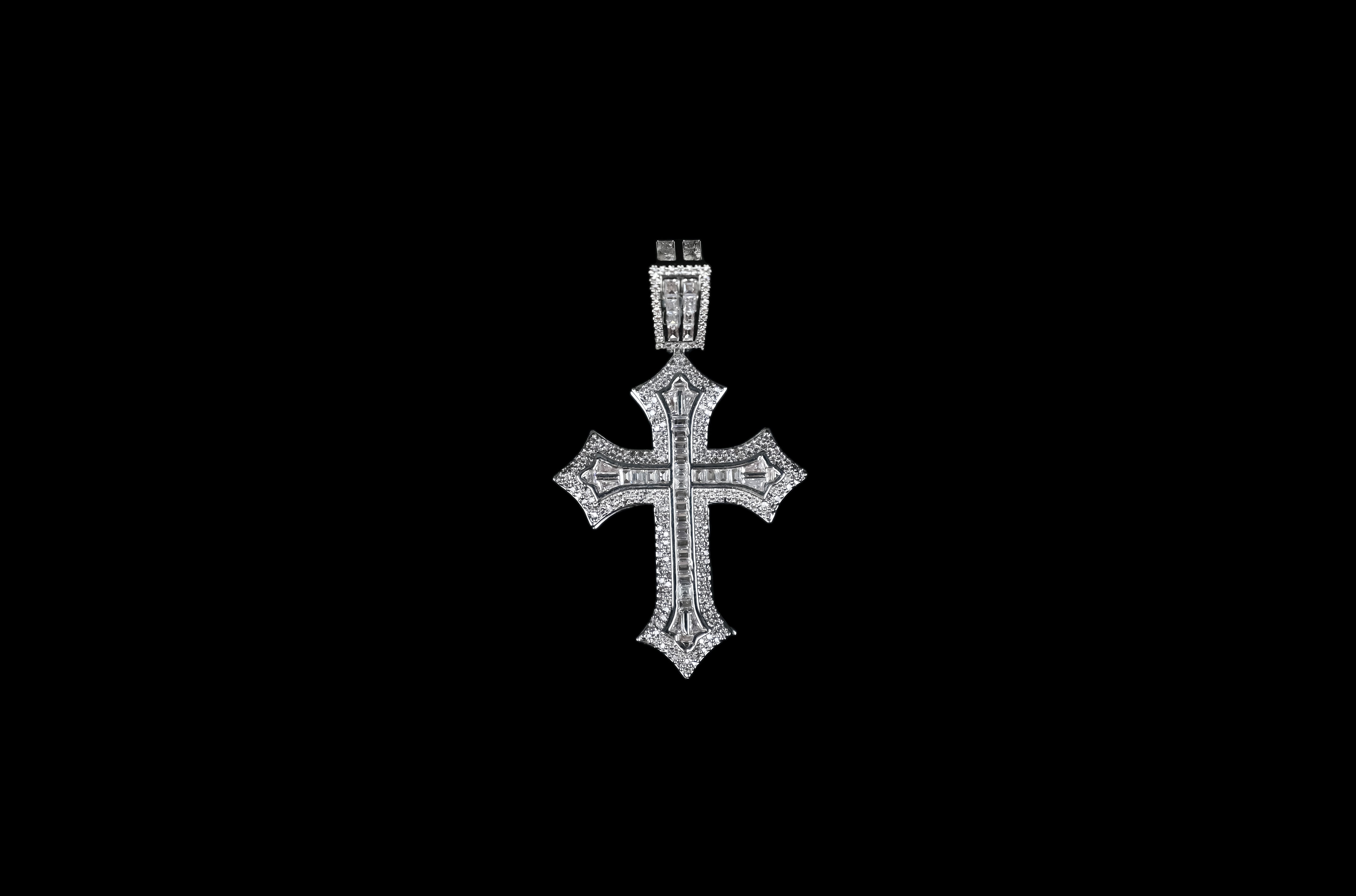 Silver Cross Necklace, Jesus Ankh Cross Charm Necklace, Silver Chain Necklace, Pray Necklace Waterproof Minimalist Necklace Gift For Him Her