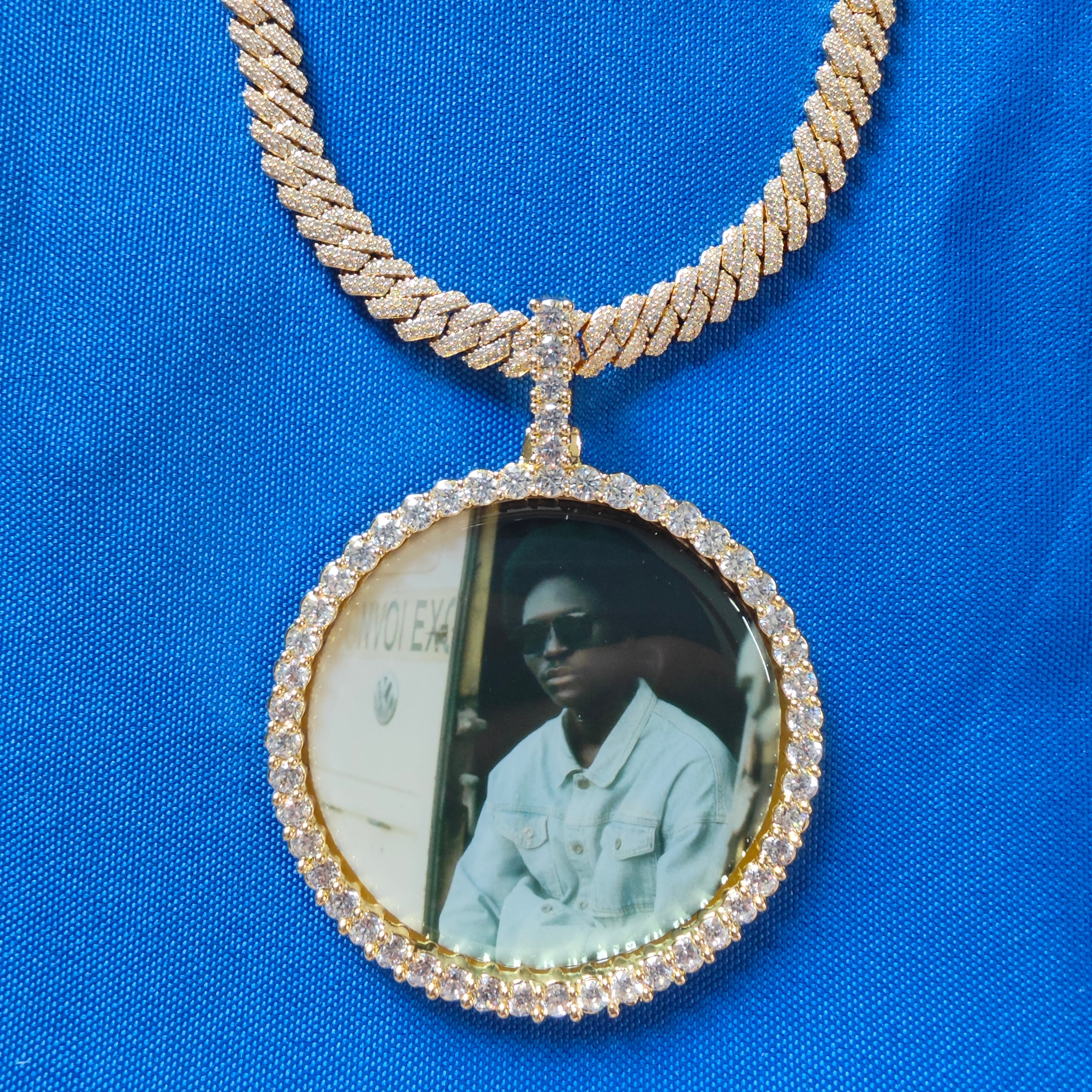 Custom Round Photo Pendant