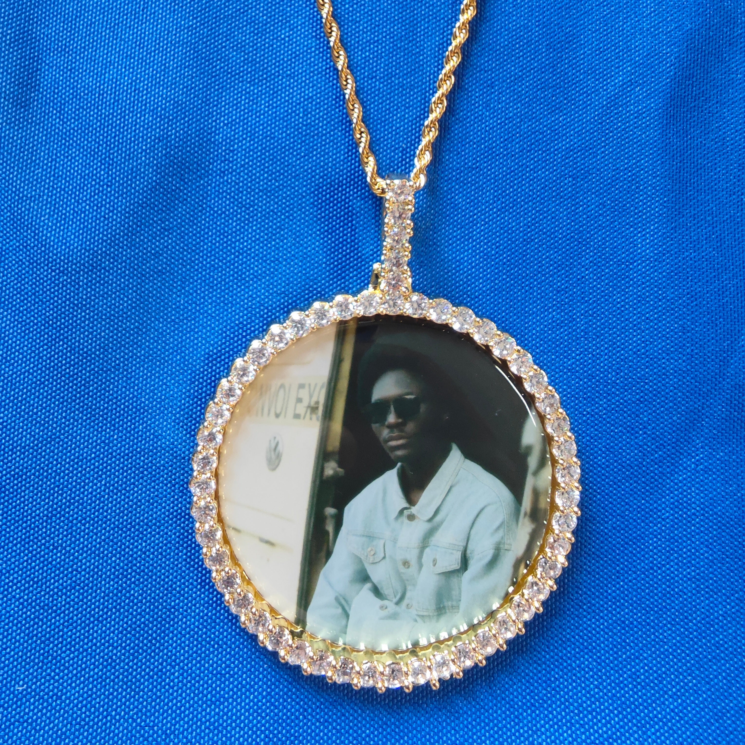 Custom Round Photo Pendant