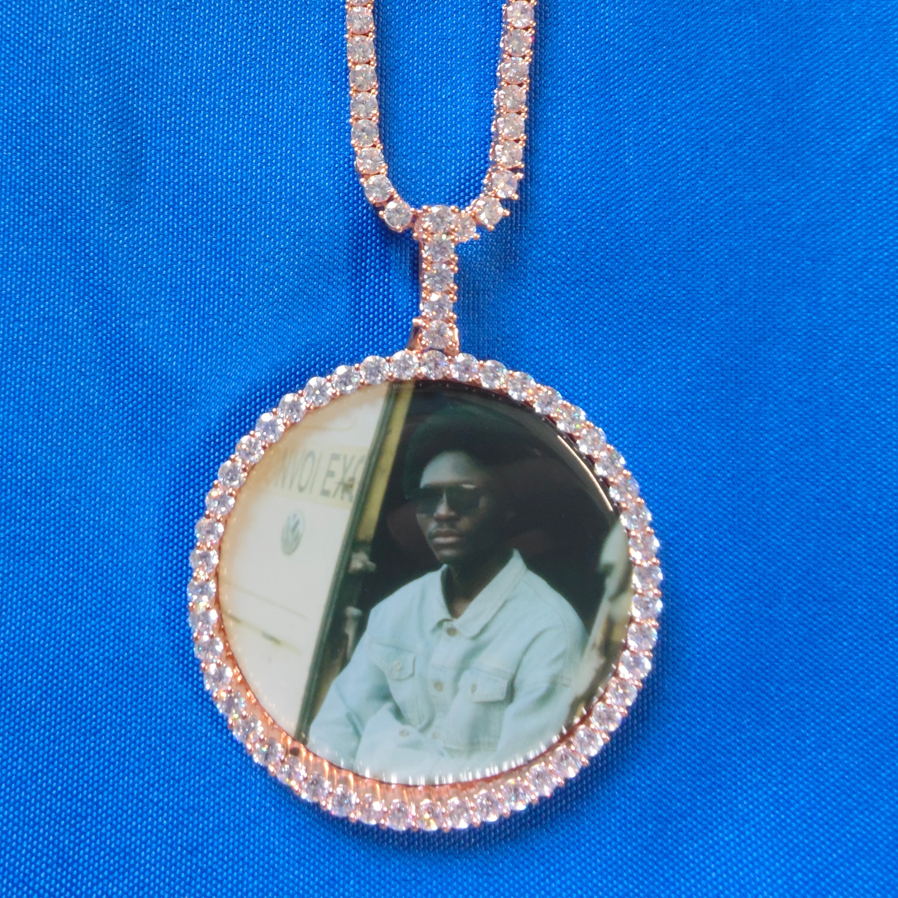 Custom Round Photo Pendant