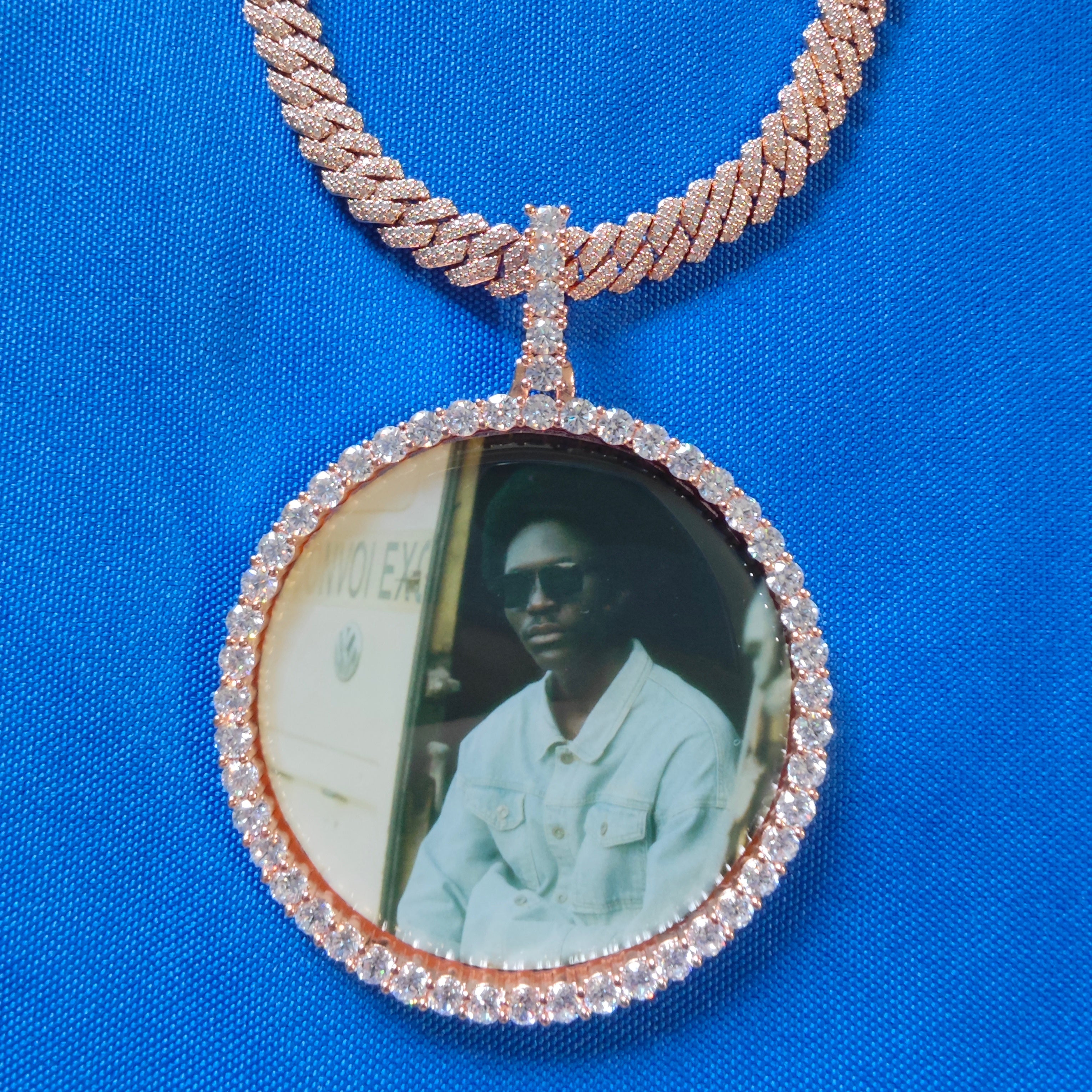 Custom Round Photo Pendant